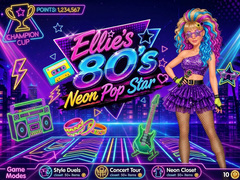 Xogo Ellie’s 80’s Neon Pop Star