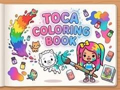Xogo Toca Coloring Book