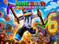 Xogo Mine Obby: +1 Dig Power per Hit