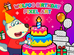 Xogo Wolfoo Birthday Pixel Art
