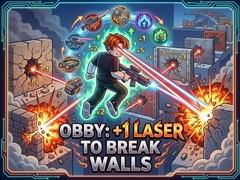 Xogo Obby: +1 Laser to Break Walls