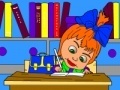 Xogo Masha and the Bear do their homework